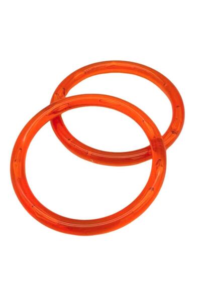 angel çanta aksesuar Angel Çanta Aksesuar Akrilik Görünümlü Plastik Çanta Sapı 10 cm Yuvarlak