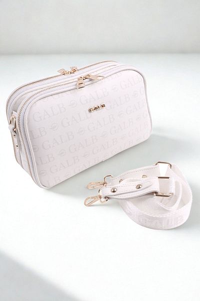 GALB LEATHER Women's Shoulder Bag with Wallet and Gift, 5 Compartments, Wide Strap, Suitable for Daily Use, Price