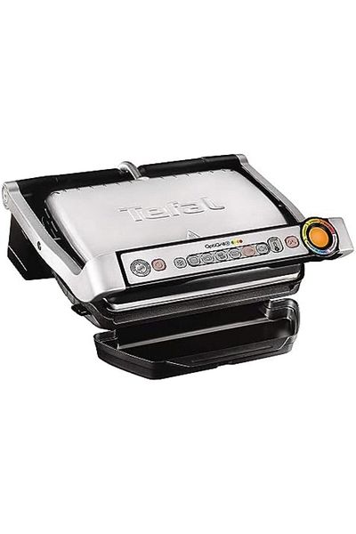 TEFAL Tefal Optigrill For Indoor Electric Grilling, 2000 Watts, Stainless Steel, GC712D28