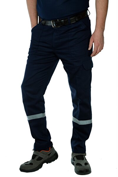 Tok İş Elbiseleri Yazlık Reflektörlü Kargo İş Pantolonu