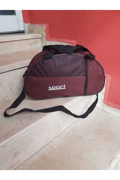 GÜLÇEM butik Unisex Medium Size Sports Bag Hand Suitcase Brown