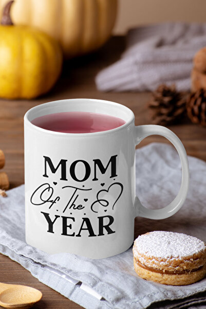 qoeuyl boutique Mom of the Year Printed Mother's Day Birthday Gift Mug Cup fo...
