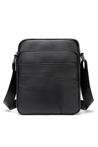 PFY Geanta Barbati, Luis Gt1320, Piele Naturala, Model Negru
