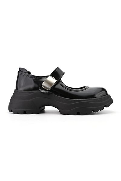 Tmall Women's Casual Shoes, With Thick Heel, Made Of Eco-leather, P1289, Black