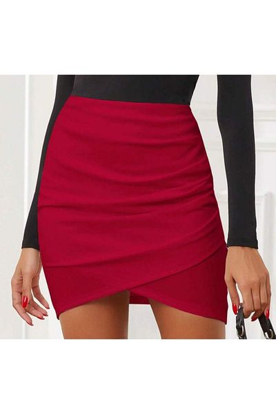 MAROVOAY Drape Detailed Miniskirt