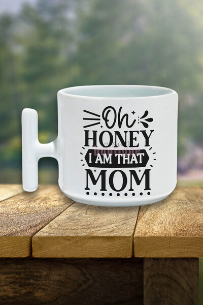 qoeuyl boutique Oh Honey I Am That Mom Imprimat Cadou de Ziua Mamei T Cupă La...