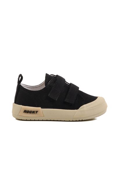 AYAKMOD Pantofi sport negri cu velcro unisex pentru copii 545 P