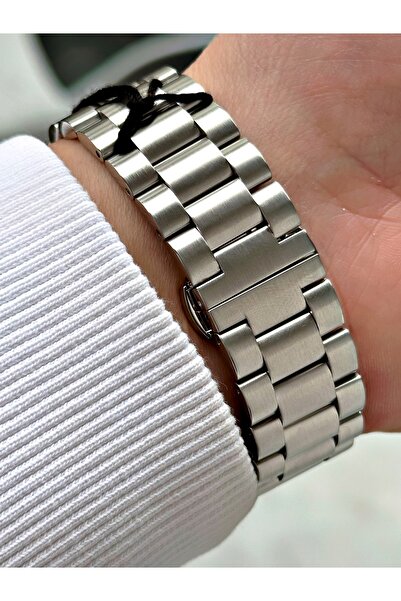 Slazenger With Calendar Silver-Navy Color Steel Band Steel Case 10 Atm Waterproofness Men's Wristwatch 2495.02