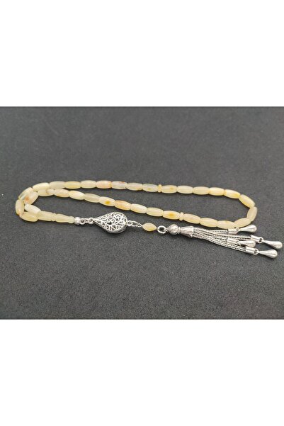 İskeçe Tesbih Kaçkar Usta Eseri 10.75 Gr. 475 Ayar Gümüş Püsküllü 11.18 Gr. M...