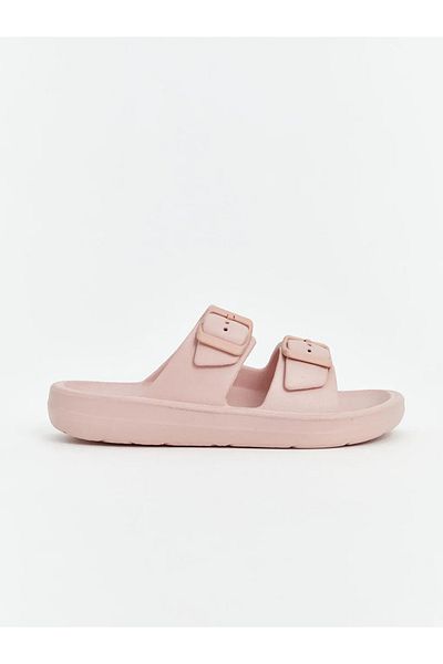 LC Waikiki Lcw Steps Pink Double Striped Girl's Slippers