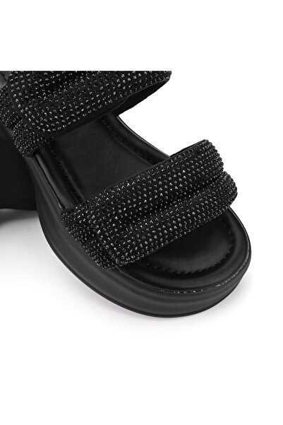 Tmall Women's Casual Slippers, Made Of Eco-leather, Sp110, Black