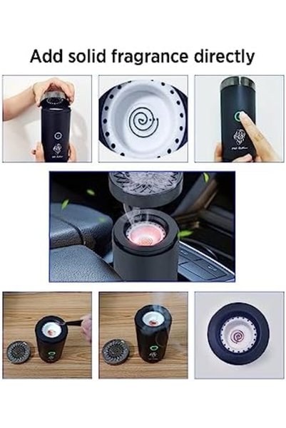 Generic Kekestore Electric Incense Burner Rechargeable via USB for Car and Home