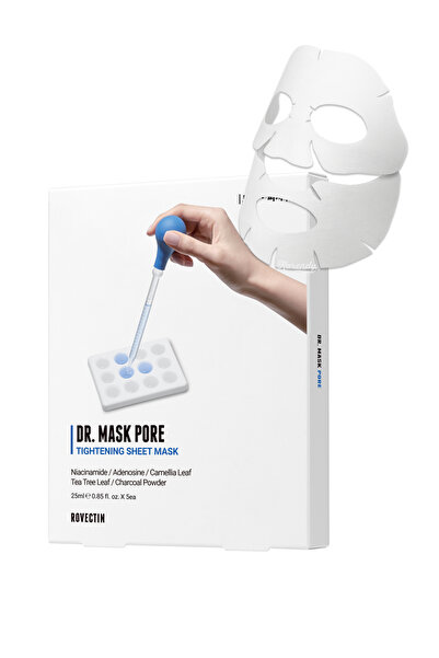 Rovectin Dr. Mask Pore - Geniş Gözenek Ve Yağlanma Karşıtı Kömür Tozlu Kağıt ...