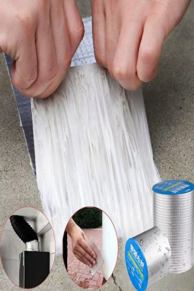 Tor Store 10 Metre X 10 Cm Çamur Bant Alüminyum Izolasyon Tamir Çatlak Bantı