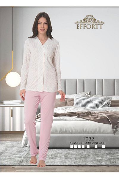 EM&FA TEKSTİL Effort Regular and Plus Size Pajama Sets