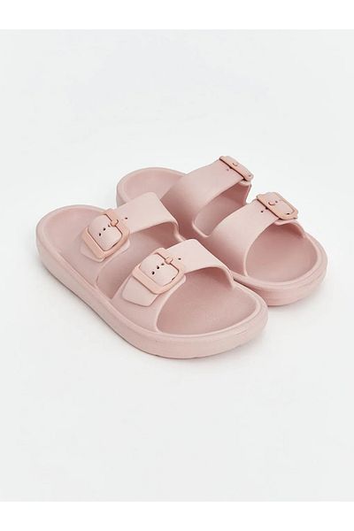 LC Waikiki Lcw Steps Pink Double Striped Girl's Slippers