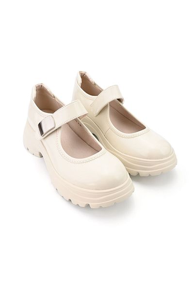 Tmall Women's Casual Shoes, With Thick Heels, Made Of Eco-leather, P1289, Beige