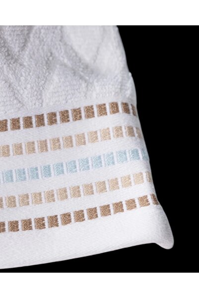 Madame Coco Tournant 100% бавовна 2-пакова рушник для рук білий/бежевий 30x45 см