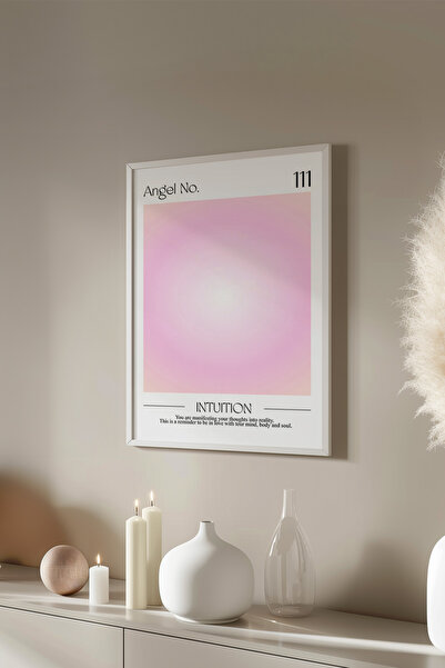 Basquiart Αφίσα της σειράς Aura με λευκό πλαίσιο, Αριθμός πίνακα: 5