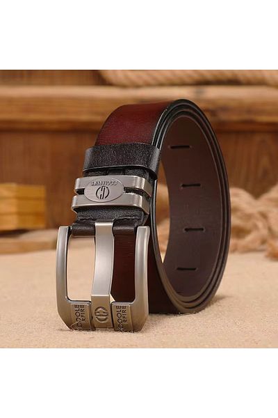 delis Men's Belt C-148, Genuine Leather, Brown