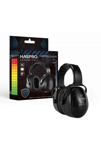Haspro LEXAR-7X casti profesionale, antifoane externe de protectie, protectie auditiva SNR 34H