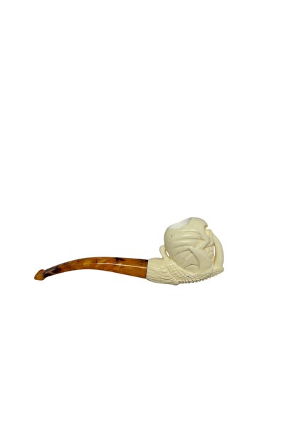 GoldEagle 1 Adet Lüle Taşından Polyester Uçlu Midi Pipo