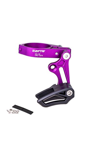 ZTTO CG-02 Purple ZTTO CG02 MTB Bicycle Chain Guide Drop Catcher 31.8 34.9 Clamp Mount Adjustable Fo