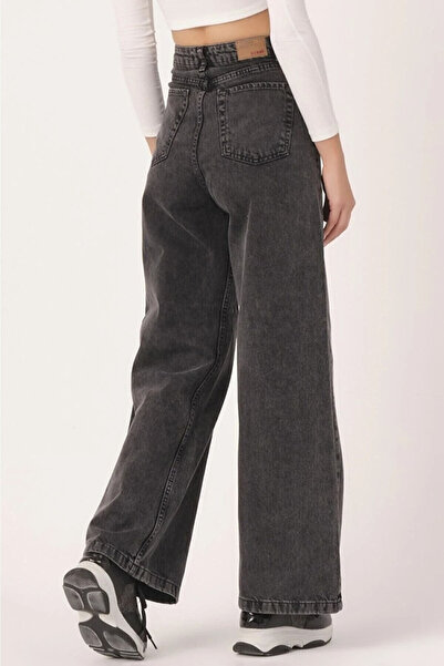 dressmix Kandy dimljene ženske farmerke, široke dimljene Sa likrom Palazzo fa...