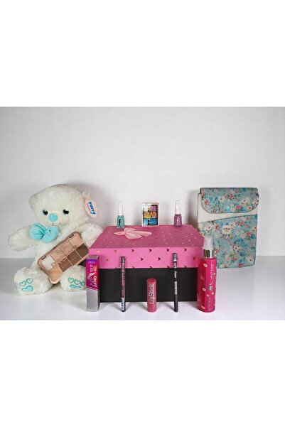 Rose Glismoon Kozmetik Hediye Seti No:58 (10 Parça+El Yapımı Özel Seri Çanta ...