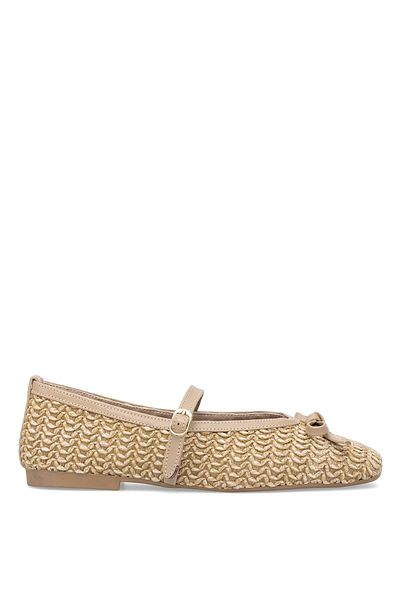 Ayakkabı Fuarı Balerina Elit FLS027-712T pentru femei, bej