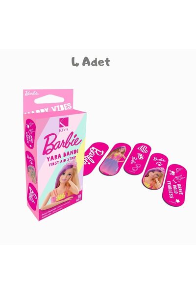 Barbie Yara Bandı 4'lü Paket (40 Adet)