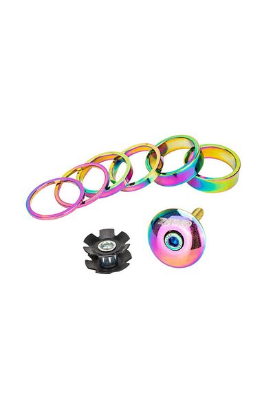 Choice Colorful Bike Headset Tools Aluminum Alloy Sturdy Durable Bike Fork Washer Set Road Bike Headset Spa