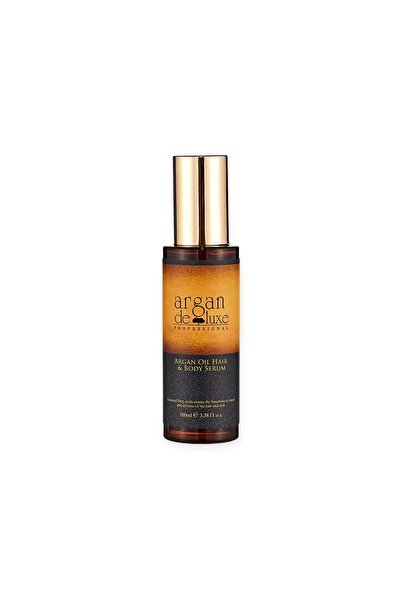 argan de luxe ارجان ديلوكس سيروم للشعر والجسم بزيت الارجان 100مل