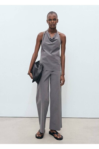 MANGO Woman Μπλούζα με ανοιχτή πλάτη