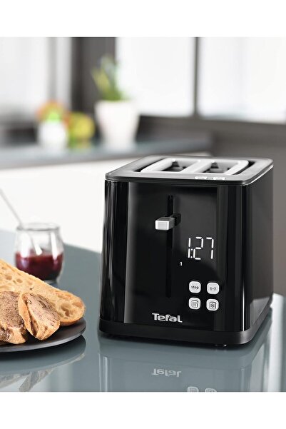 TEFAL Smart In'Light Digital 2-Slice Toaster TT640840 - Black