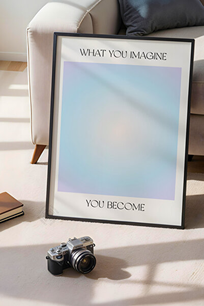 Basquiart Poster cu ramă neagră din seria Aura, numărul tabloului: 16