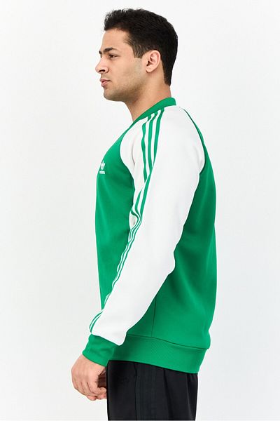 adidas Men Sportswear Fit Long Sleeve Outdoor Track Jacket, Green