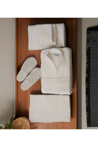 Gentelle 7 Piece Bathrobe Set - Luxury 100% Cotton Hotel-quality Bathrobe Set | Bathrobe Set | Dowry Se