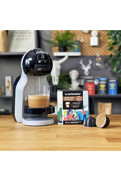La Capsuleria Caffe Latte, 16 capsule compatibile Nescafe® Dolce Gusto®, La Capsuleria