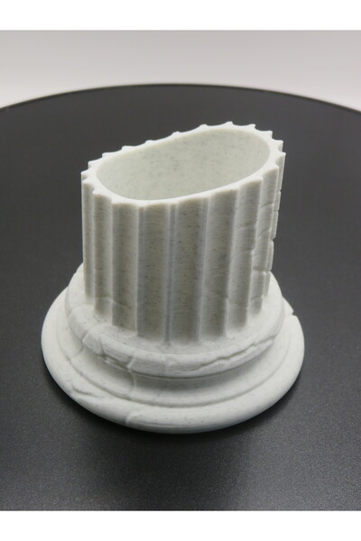 MODA Antique Pillar Design Pen Holder – 3D Printing Decorative Desk Organizer