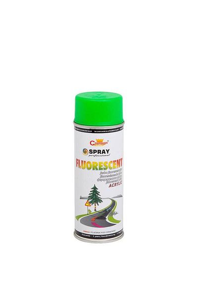 Avex Fluorescent Spray Paint 400ml Green Champion Color