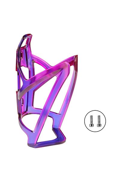 Choice Blue-Purple Bicycle Water Bottle Cage Colorful Gradient Cycling Bottle Holder Ultralight MTB Road Bi