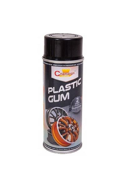 Avex Rubber Wheel Rim Paint Spray, Black, 400ml, Champion Color