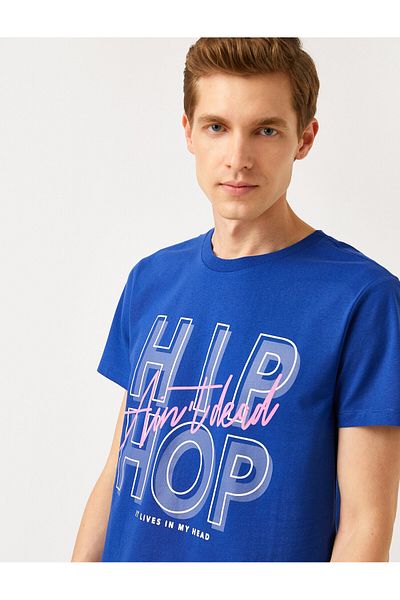 Koton T-shirt με στάμπα Hiphop με λεπτή εφαρμογή