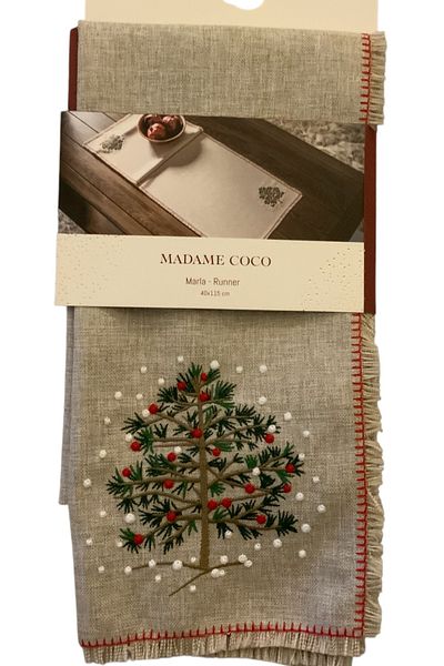 Madame Coco Marla Runner Beige 40X115 cm