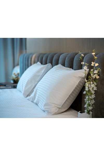 Gentelle Hotel-Quality Stripe Pillow Cover – 53x75 cm - 2 pcs