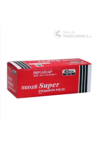 Maxell بطاريات ماكسل سوبر باور إيس - حجم AA - عدد 40 حبة