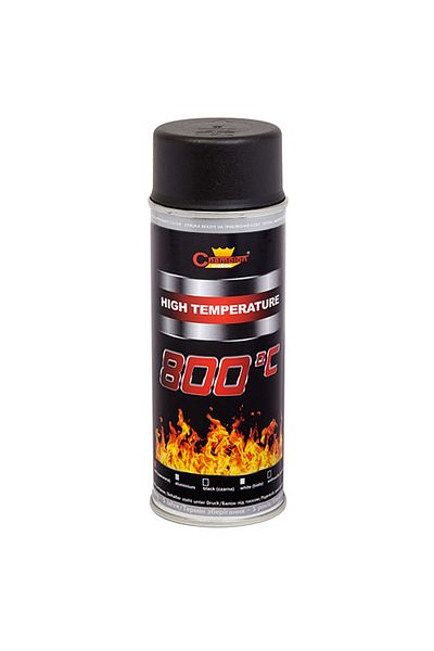 Avex Heat Resistant Paint Spray for Calipers, Black, 400ml, Champion Color, 800 °C