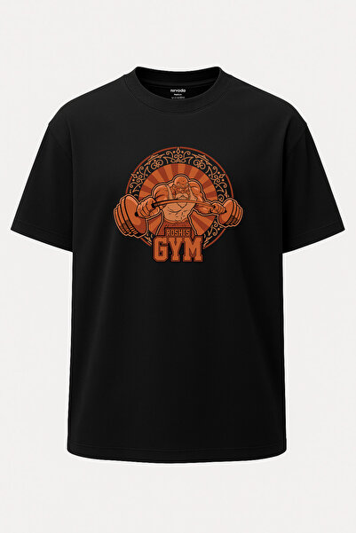 nirvoda Oversize Roshi Dragon Ball Gym Fitness Unisex T-Shirt