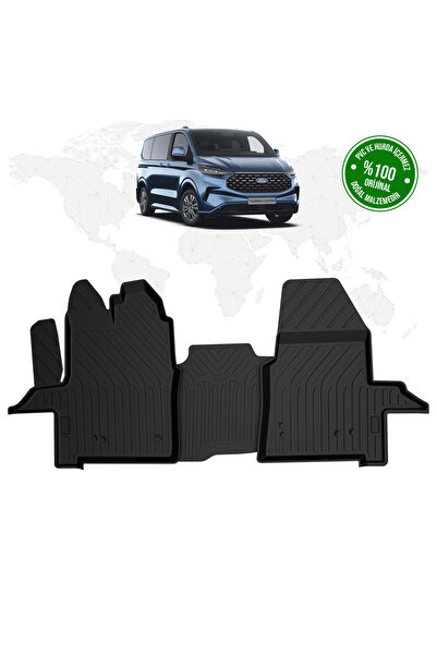 FA OTO AKSESUAR Ford Tourneo Custom 4d Premium Kokusuz Havuzlu Paspas (ÖN 2 P...